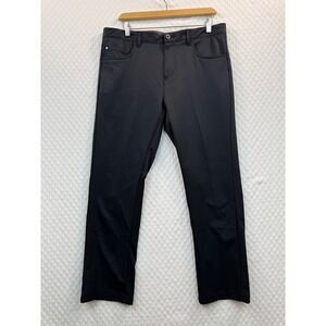 Columbia Golf Mens 34x29 Black Performance 5-Pocket Straight Leg Pants Gorpcore